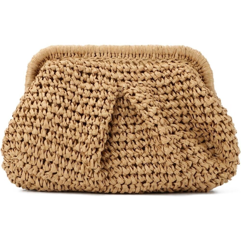 ❤️ Purses for Women Small Woven Dumpling Bag Summer Beach Crossbody Stylish look